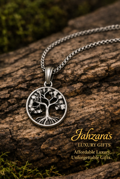 Tree of Life Pendant Necklace | Stainless Steel | Unisex Luxury Spiritual Jewelry