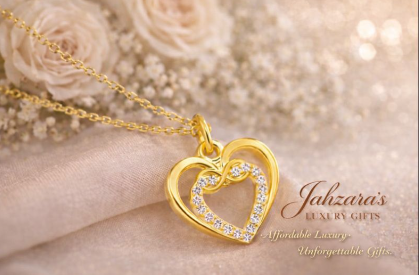 Double Heart Necklace - Symbol of Love & Connection (14K Gold)